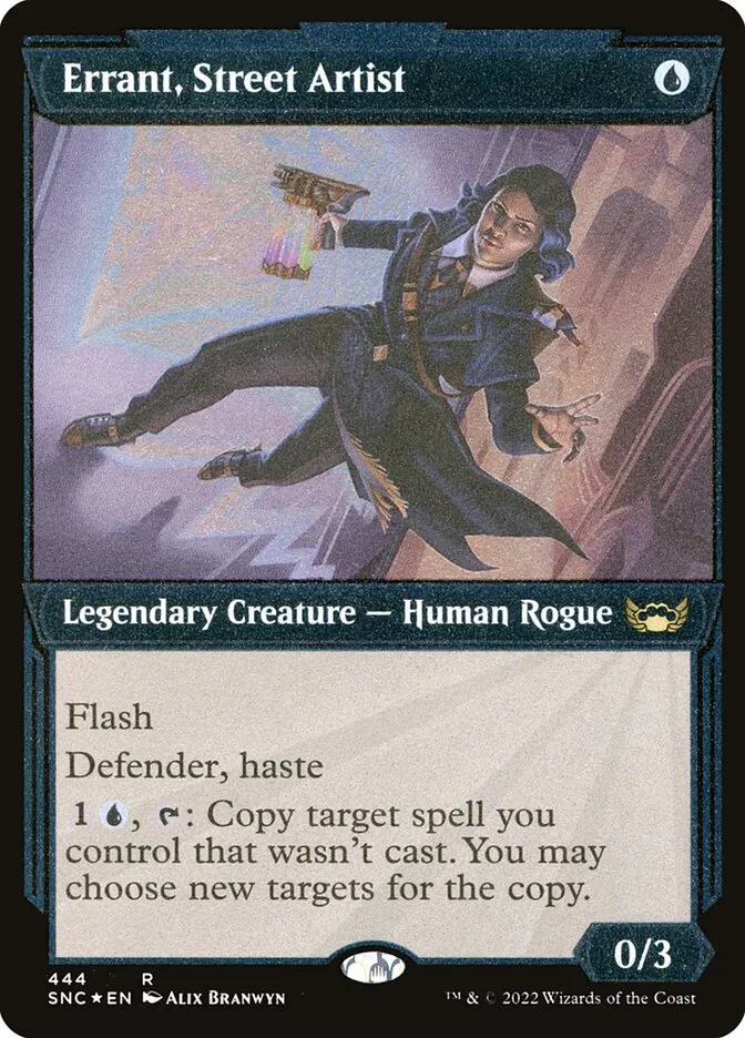 2022 Streets of New Capenna Errant, Street Artist #444 rare card image