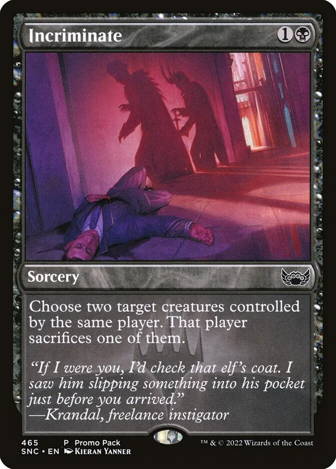 2022 Streets of New Capenna Incriminate #465 common card image