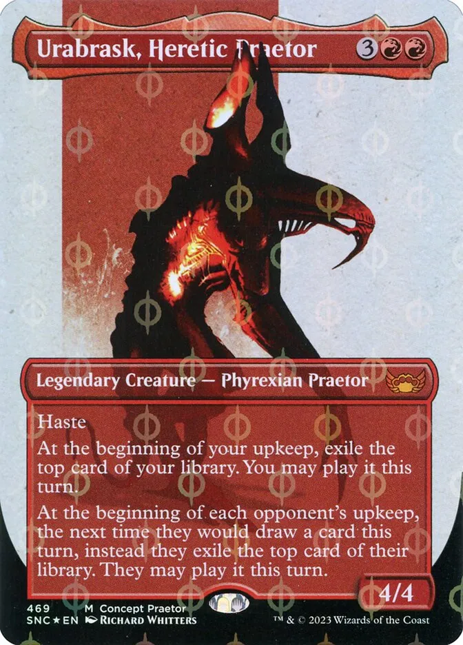 2022 Streets of New Capenna Urabrask, Heretic Praetor #469 mythic card image