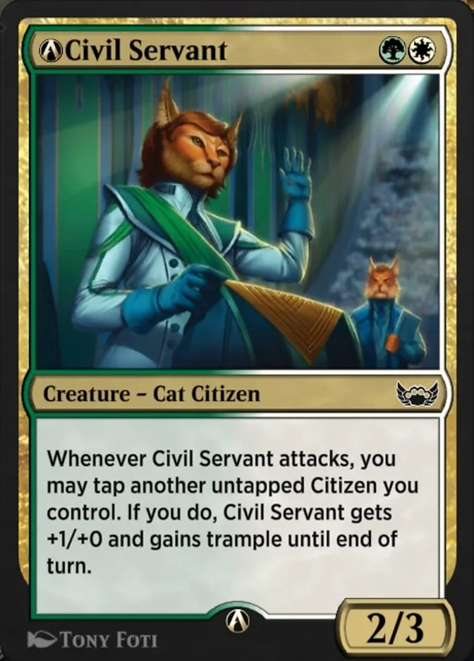 2022 Streets of New Capenna A-Civil Servant common #A-176 common card image