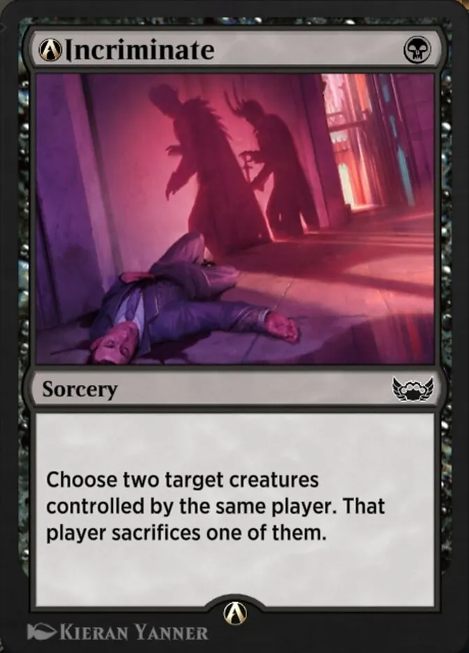2022 Streets of New Capenna A-Incriminate common #A-84 common card image