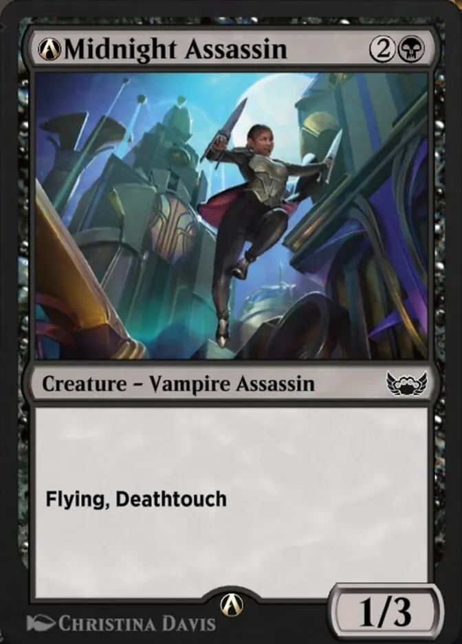 2022 Streets of New Capenna A-Midnight Assassin common #A-87 common card image