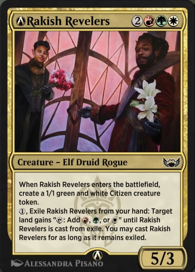 2022 Streets of New Capenna A-Rakish Revelers common #A-214 common card image