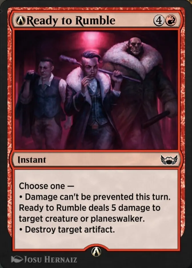 2022 Streets of New Capenna A-Ready to Rumble common #A-119 common card image