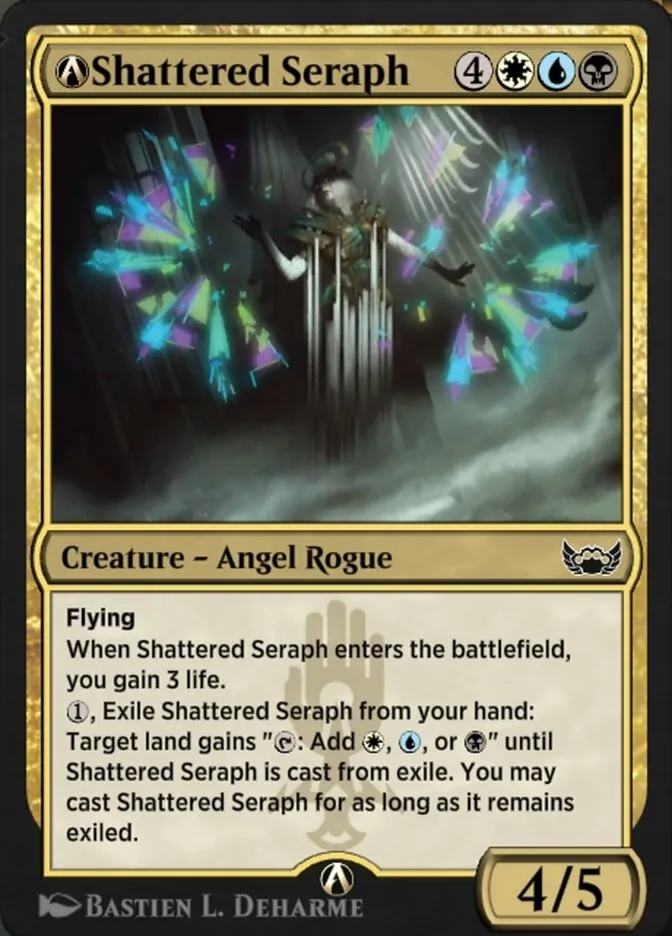 2022 Streets of New Capenna A-Shattered Seraph common #A-221 common card image