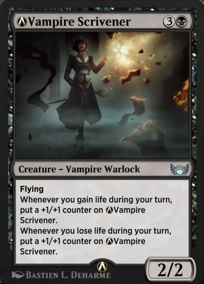 2022 Streets of New Capenna A-Vampire Scrivener uncommon #A-98 uncommon card image