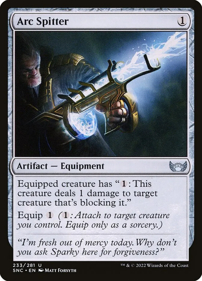 2022 Streets of New Capenna Arc Spitter #233 uncommon card image
