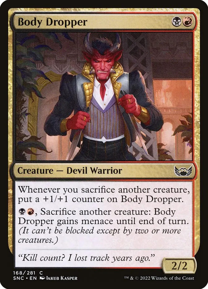 2022 Streets of New Capenna Body Dropper #168 common card image