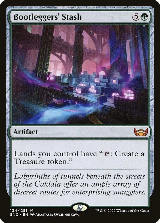 2022 Streets of New Capenna Bootleggers' Stash #134 mythic card image