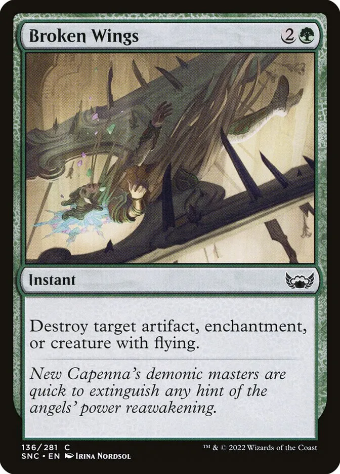 2022 Streets of New Capenna Broken Wings #136 common card image