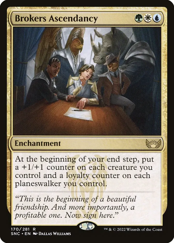 2022 Streets of New Capenna Brokers Ascendancy #170 rare card image