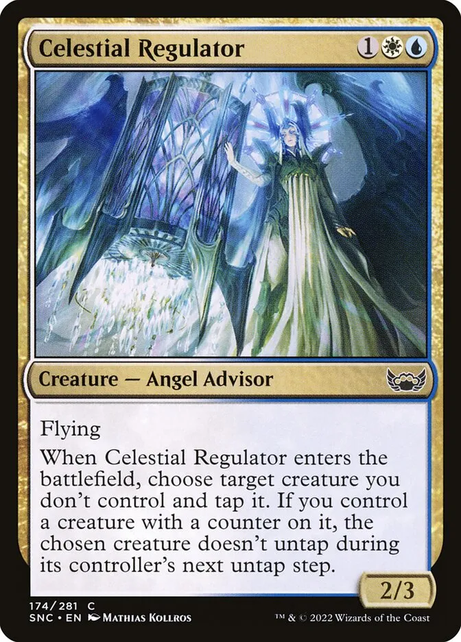 2022 Streets of New Capenna Celestial Regulator #174 common card image