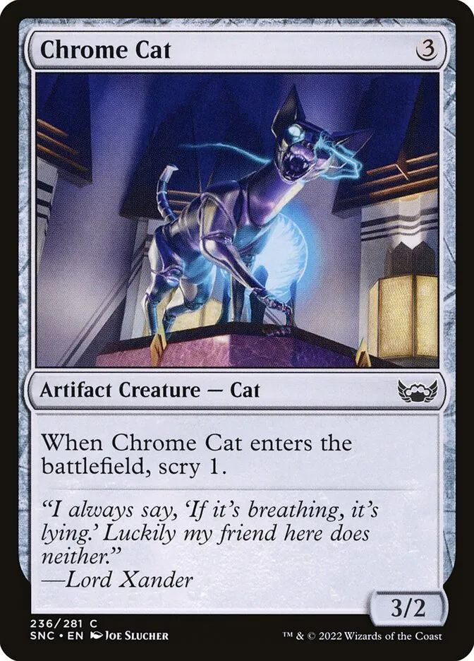 2022 Streets of New Capenna Chrome Cat #236 common card image