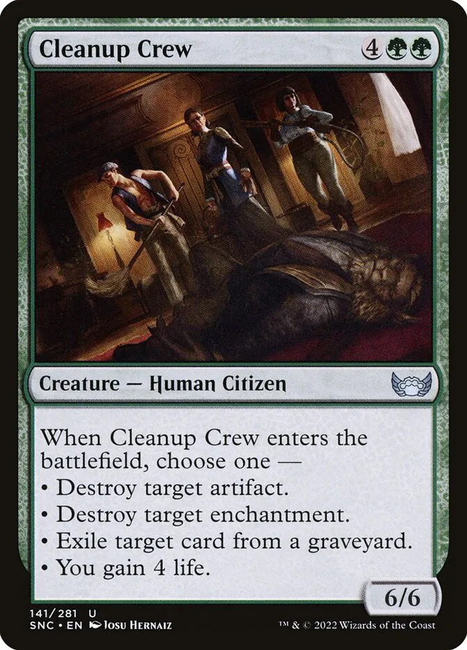 2022 Streets of New Capenna Cleanup Crew #141 uncommon card image