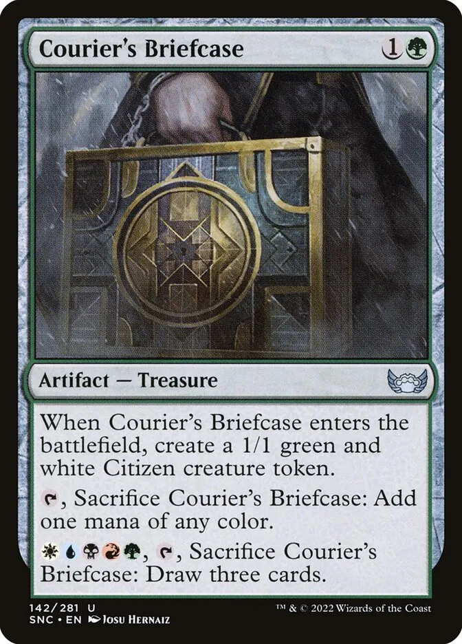 2022 Streets of New Capenna Courier's Briefcase #142 uncommon card image