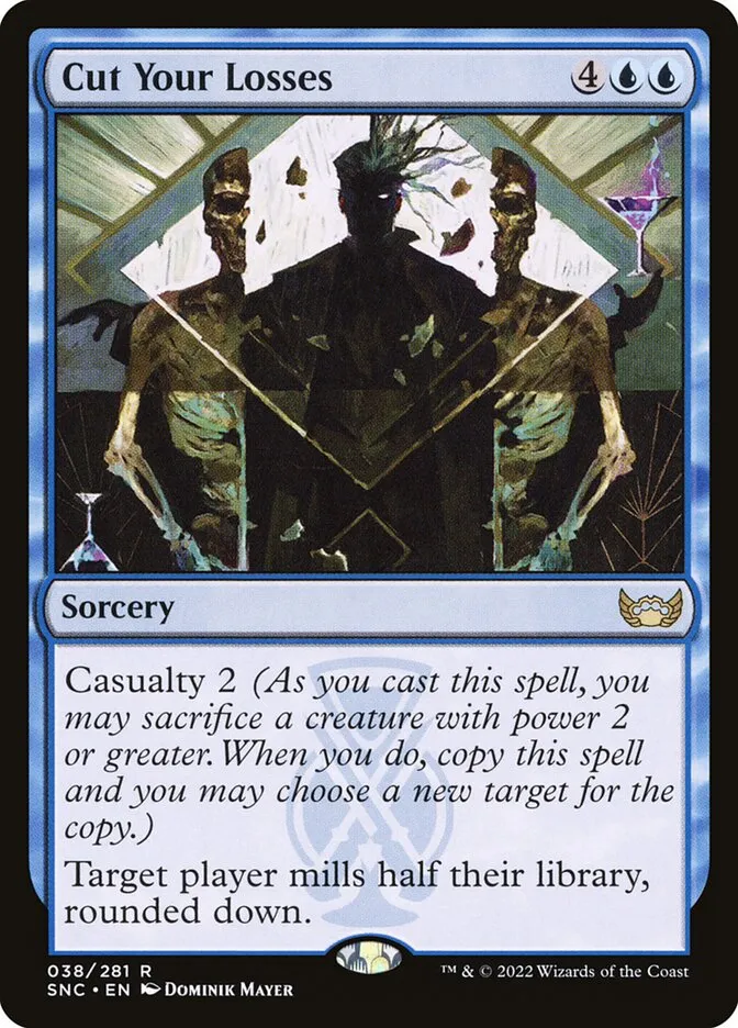 2022 Streets of New Capenna Cut Your Losses rare #38 rare card image