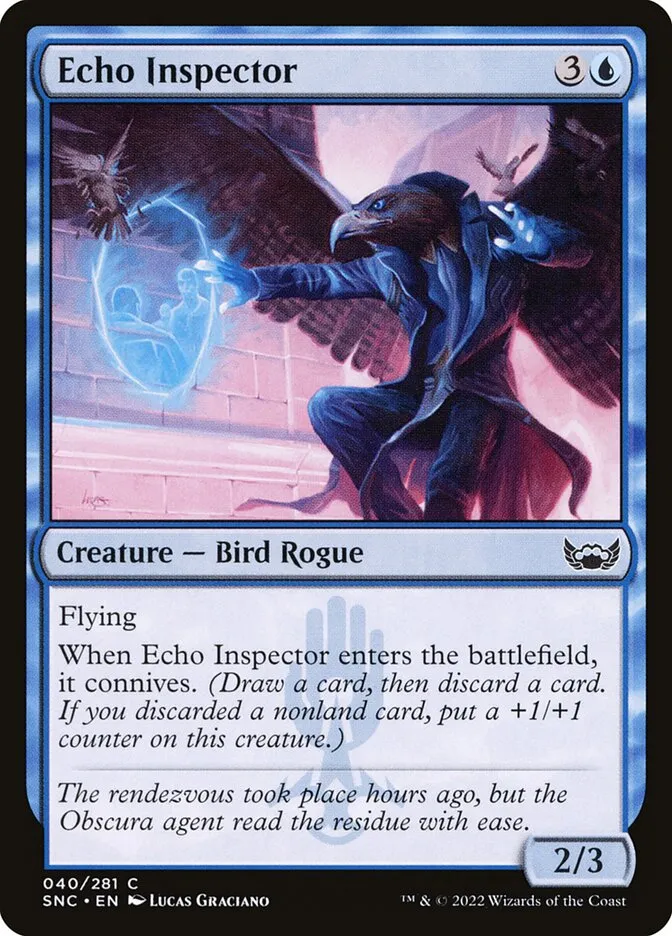 2022 Streets of New Capenna Echo Inspector common #40 common card image