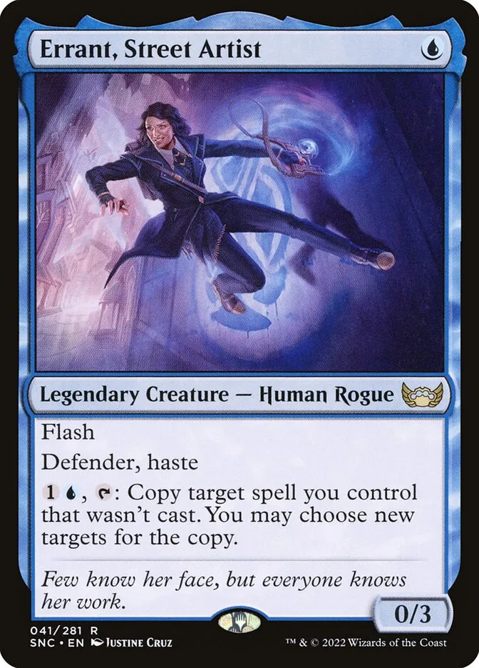 2022 Streets of New Capenna Errant, Street Artist rare #41 rare card image