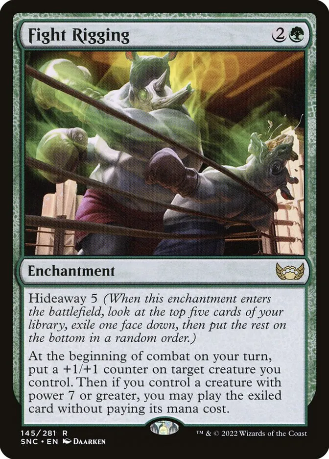2022 Streets of New Capenna Fight Rigging #145 rare card image