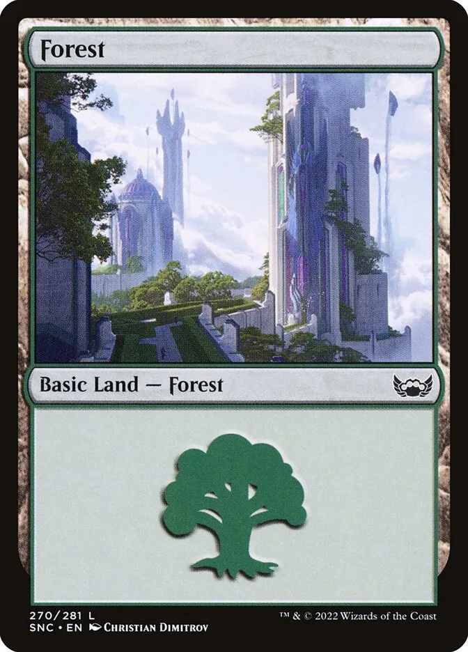 2022 Streets of New Capenna Forest #270 common card image