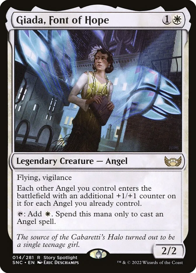 2022 Streets of New Capenna Giada, Font of Hope rare #14 rare card image