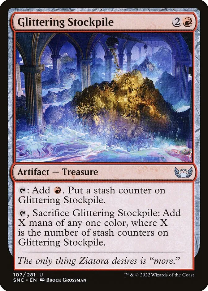2022 Streets of New Capenna Glittering Stockpile uncommon #107 uncommon card image