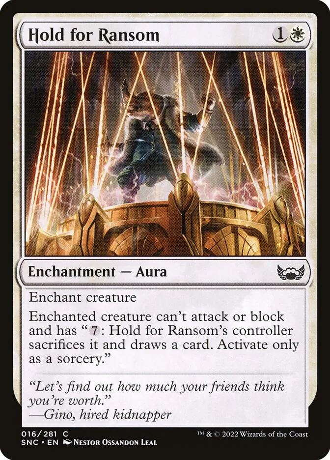 2022 Streets of New Capenna Hold for Ransom common #16 common card image