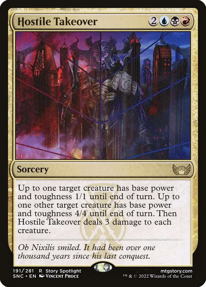 2022 Streets of New Capenna Hostile Takeover #191 rare card image