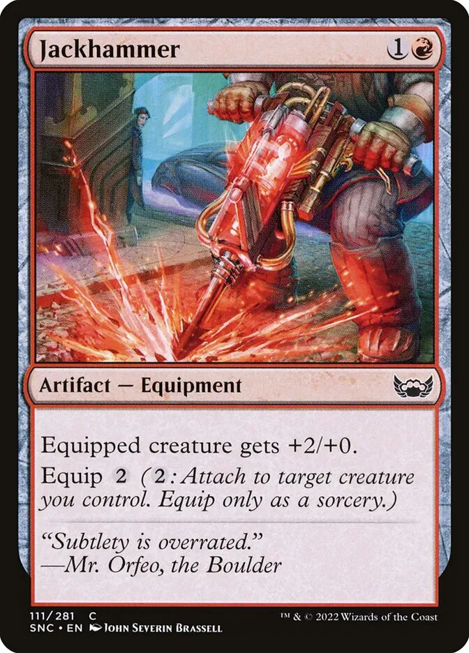 2022 Streets of New Capenna Jackhammer #111 common card image