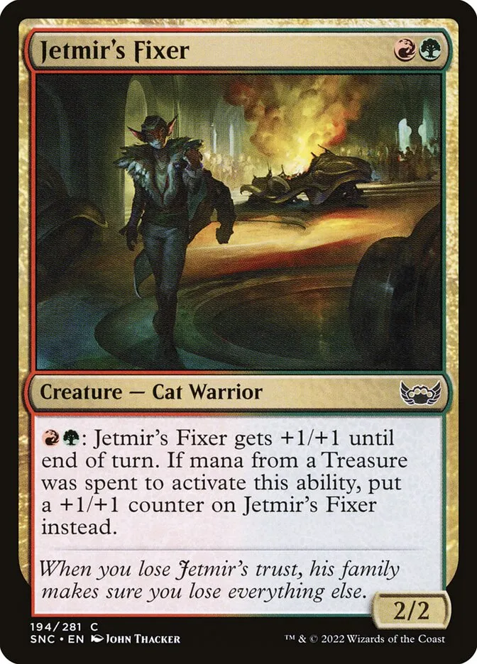 2022 Streets of New Capenna Jetmir's Fixer #194 common card image