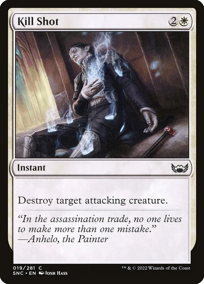 2022 Streets of New Capenna Kill Shot common #19 common card image