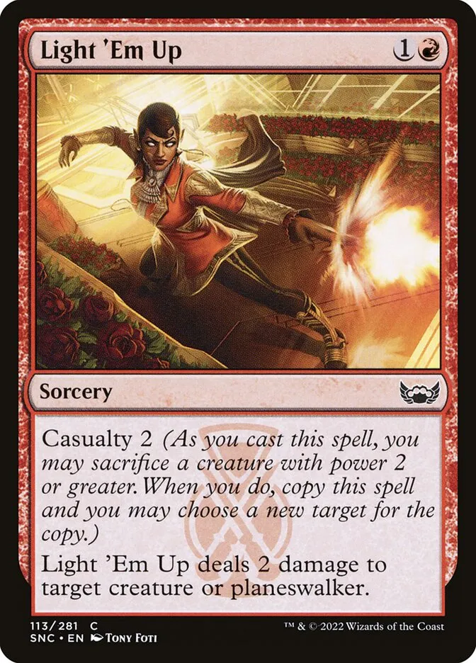 2022 Streets of New Capenna Light 'Em Up #113 common card image