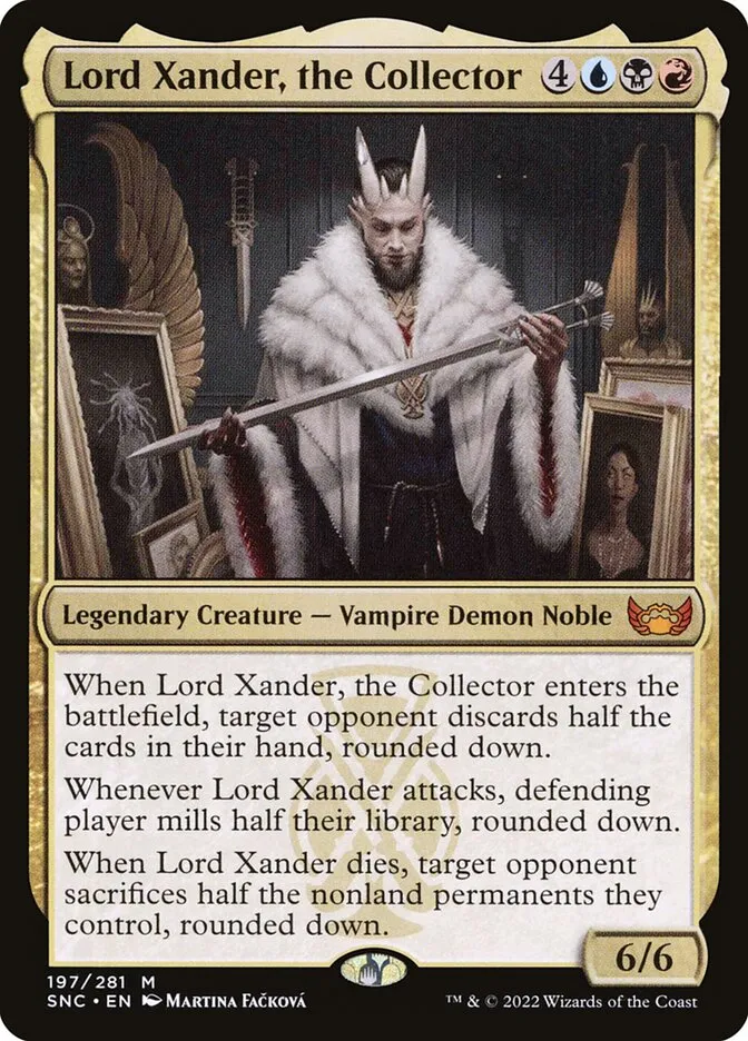 2022 Streets of New Capenna Lord Xander, the Collector #197 mythic card image
