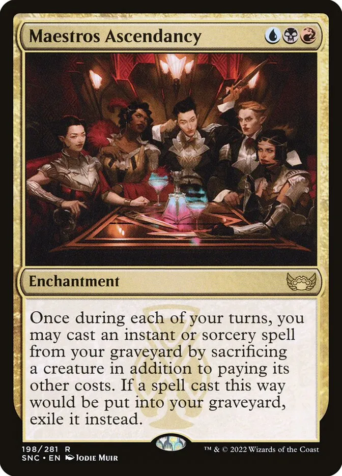 2022 Streets of New Capenna Maestros Ascendancy #198 rare card image