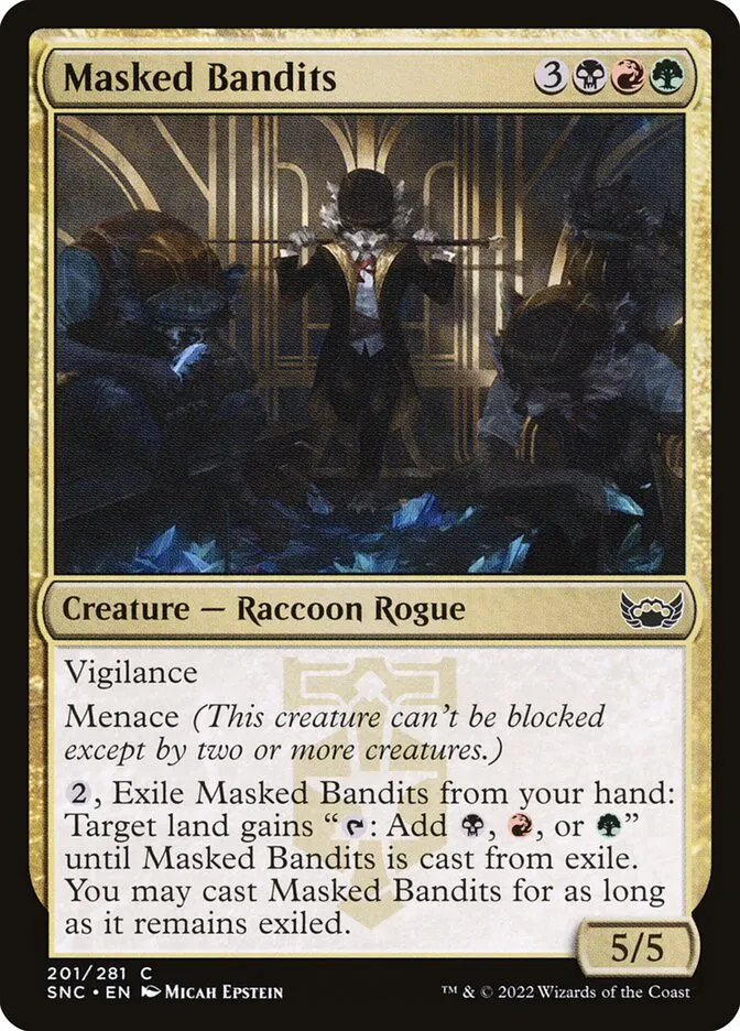 2022 Streets of New Capenna Masked Bandits #201 common card image