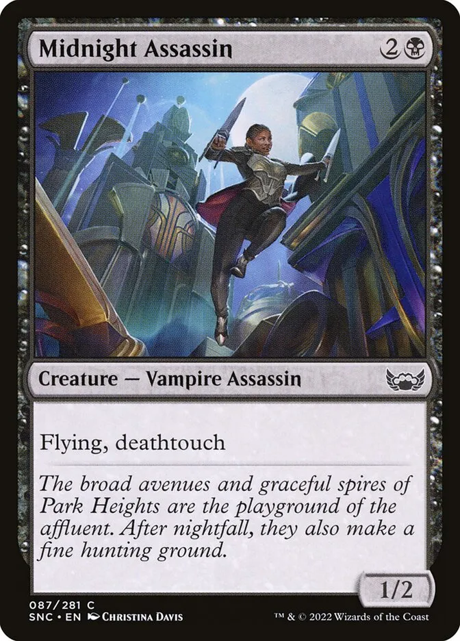 2022 Streets of New Capenna Midnight Assassin #87 common card image