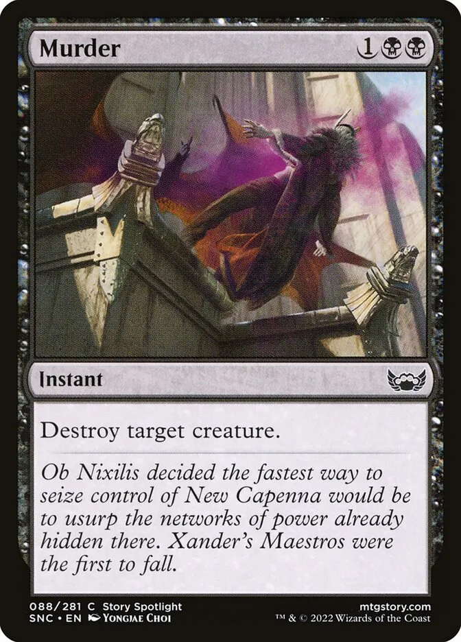 2022 Streets of New Capenna Murder #88 common card image