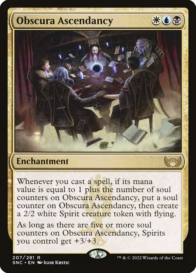 2022 Streets of New Capenna Obscura Ascendancy #207 rare card image
