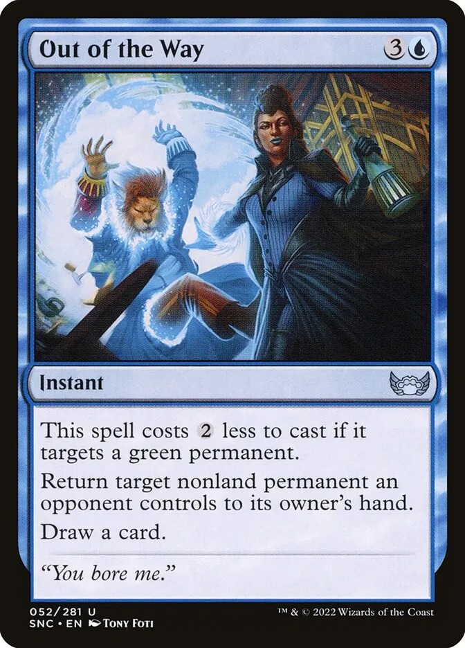 2022 Streets of New Capenna Out of the Way uncommon #52 uncommon card image