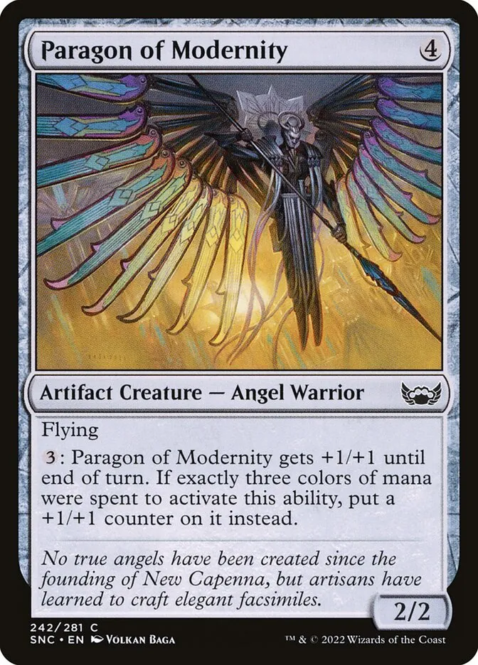 2022 Streets of New Capenna Paragon of Modernity #242 common card image