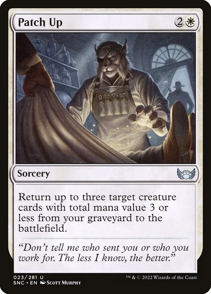 2022 Streets of New Capenna Patch Up uncommon #23 uncommon card image