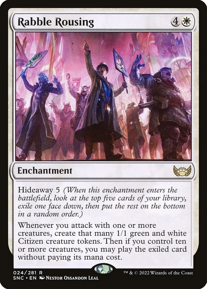 2022 Streets of New Capenna Rabble Rousing rare #24 rare card image