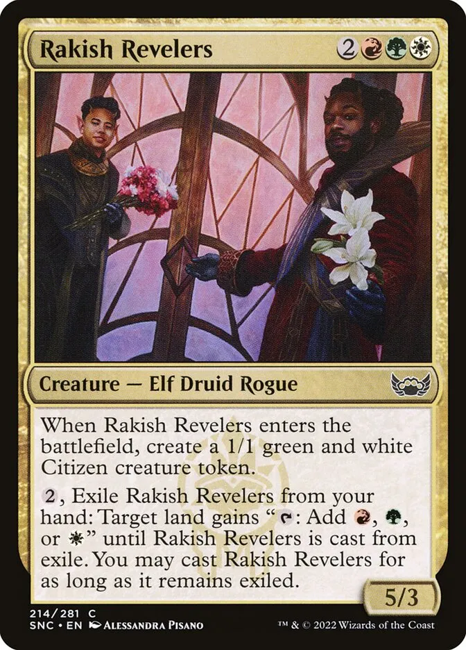 2022 Streets of New Capenna Rakish Revelers #214 common card image