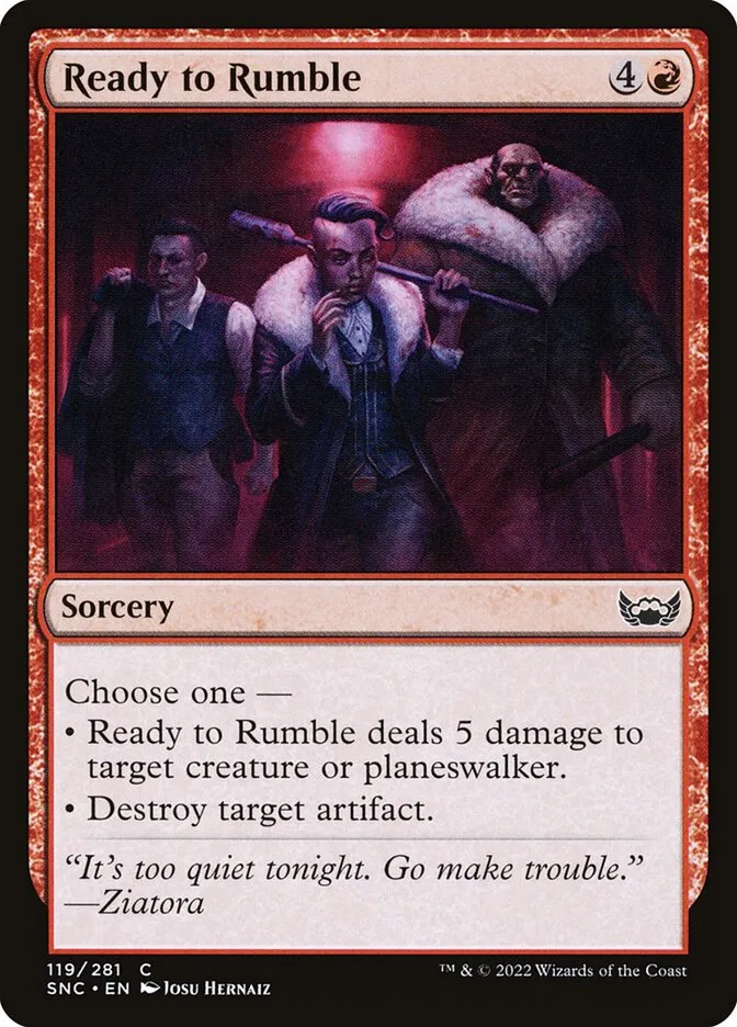 2022 Streets of New Capenna Ready to Rumble #119 common card image