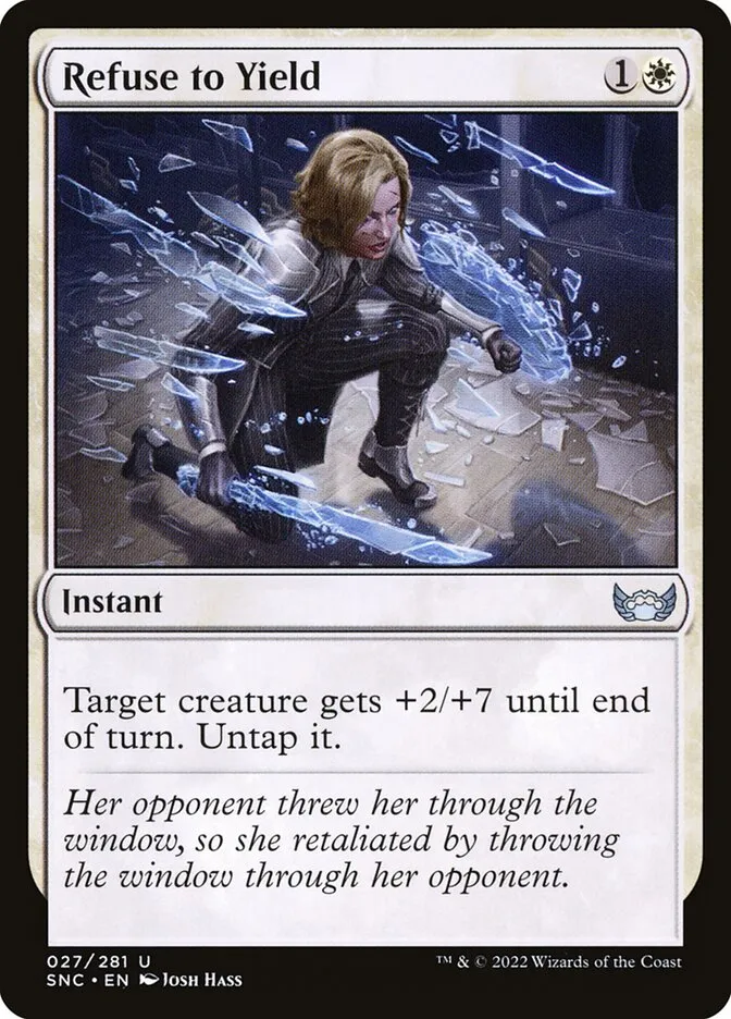 2022 Streets of New Capenna Refuse to Yield uncommon #27 uncommon card image
