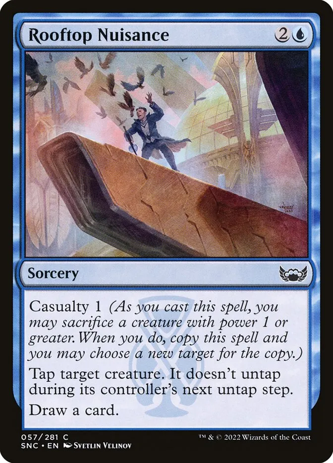 2022 Streets of New Capenna Rooftop Nuisance common #57 common card image