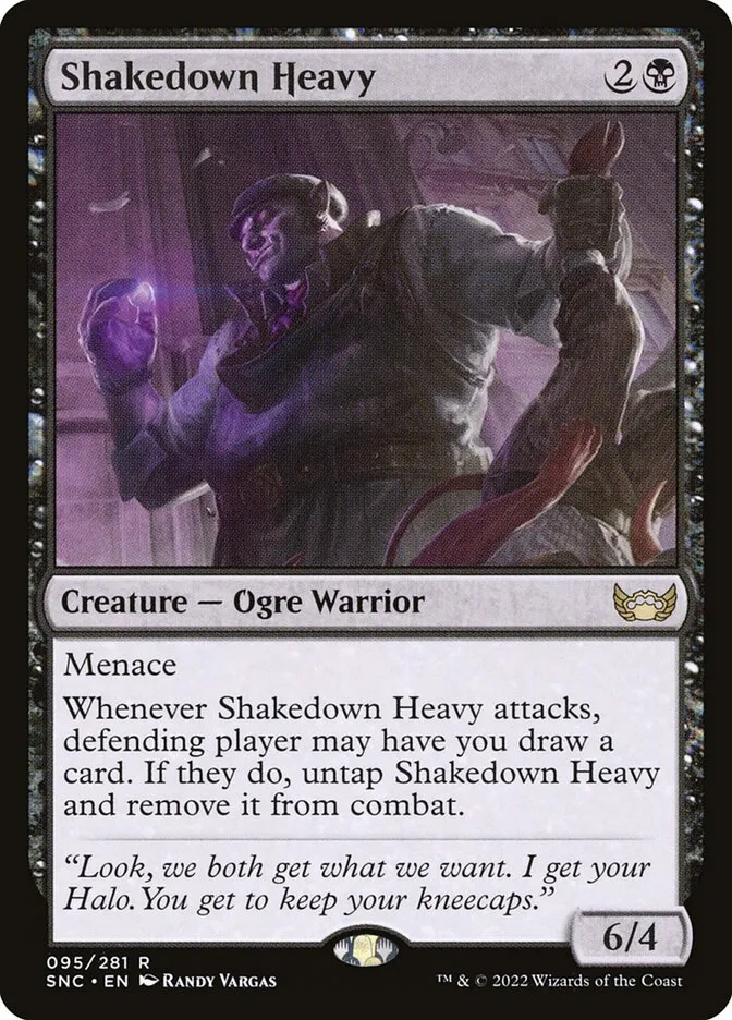 2022 Streets of New Capenna Shakedown Heavy #95 rare card image