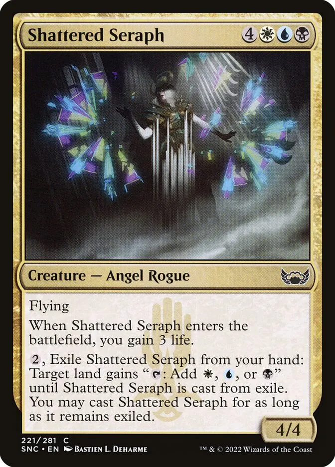 2022 Streets of New Capenna Shattered Seraph #221 common card image