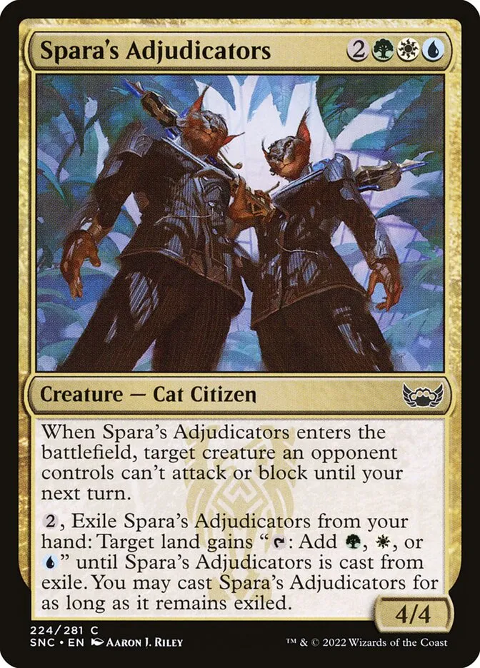 2022 Streets of New Capenna Spara's Adjudicators #224 common card image
