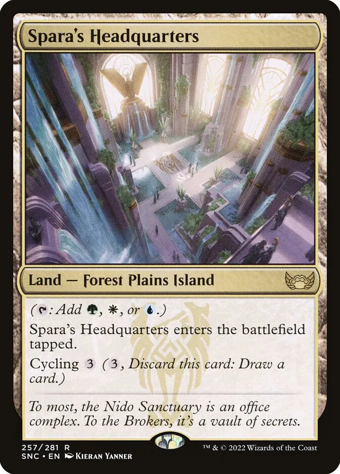 2022 Streets of New Capenna Spara's Headquarters rare #257 rare card image